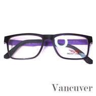 Fashion กรอบแว่นตา รุ่น Vancuver 6003 กรอบเต็ม Rectangle ทรงสี่เหลี่ยมผืนผ้า ขาข้อต่อ วัสดุ พลาสติก พีซี เกรด เอ (สำหรับตัดเลนส์) รับตัดเลนส์ทุกชนิด