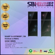 SHARP SJ-237MGDP / DB KULKAS 2 PINTU SHINE (NEW) (KHUSUS BANDUNG)