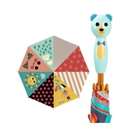 法國 Vilac 木製兒童傘 輕便可愛便攜兒童卡通長柄傘卡通禮物