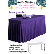 ▱ ⊜ ☣ ♞,♘Table Skirt for Lifetime Table