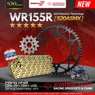 [NSD WR155R (428-520)] Jomthai Asahi Sun Sprocket for WR155 /WR155R | Genuine Stamp | SHOPXEMAYVN
