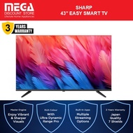 SHARP 2T-C43GF2000X 43" EASY SMART TV