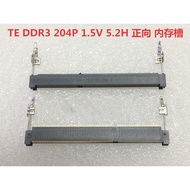 1pcs Notebook Memory Slot DDR3 204P 1.5V 5.2H Forward 2-2013289-1