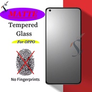 For OPPO Reno 8 8T 8Z 7 7Z 6 6Z 5 5Z 5F 4 4Z 4F 3 2F 2Z Lite Pro 5G Anti Fingerprint Matte Tempered Glass Screen Protector