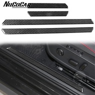 For Volkswagen Golf 8 GTI MK8 2021-2023 Carbon Fiber Door welcome pedal Panel strip Car Interior Acc