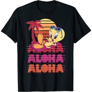 Tweety Bird Aloha Adult T-Shirt Men's Fashion Tops Imported Distro Men'sWanita