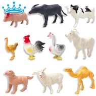 Bag of 10 pet animals HT7504