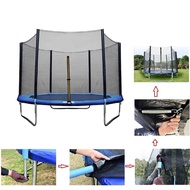 [trdfdv] Anti Degradation Trampoline Safety Net Outdoor Mesh Enclosure for Round Bounce Bed Child Gu