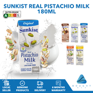 Sunkist Real Pistachio Milk 180ml Chocolate Original Unsweetened Thai Tea Banana Irresistibly Delicious Rich Drink