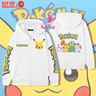 NEW Cartoon Pokemon Kids Zipper Hoodie Zipper K2837
