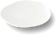 Mino Ware 81-020-101 Miyama Plate, 1 pc, 4.3 x 4.1 inches (11 x 10.5 cm), Feuille Fille, White Porce