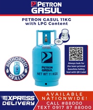 Petron Gasul 11kg Cylinder with LPG Content (Snap-On Valve or de Salpak / POL Valve or de Roskas) AVAILABLE NATIONWIDE! (READY FOR YOUR STOVE!)