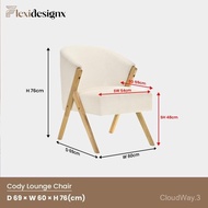 Lounge Chair / 1 Seater Sofa / Sofa Chair / 1 Seater Chair / Relax Chair / Office Sofa 1 Seater Flex