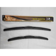 1 PAIR SILICONE WIPER BLADE PERODUA MYVI 2005 2006 2007 2008 2009 2010 WINDSCREEN WINDSHIELD HYBRID 