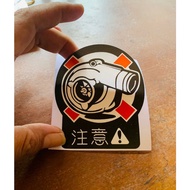 JDM Turbo Sticker