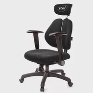 GXG 雙軸枕 雙背工學椅(摺疊升降扶手) TW-2606 EA1