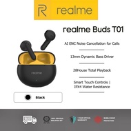 realme Techlife Buds T01 - 28 hours Total Playback | IPX5 Water Resistance | Original Realme Product