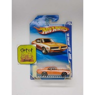 HOT WHEELS HOTWHEELS 69 PONTIAC GTO JUDGE BLUE CARD AKTA ORANGE