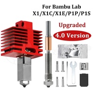 V4.0 New Hotend For Bambu Lab P1P X1C P1S X1 X1E Upgrade Hot end Print Head throat thermistor 3D Pri