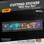 Cutting Stiker BTS Tiny Tan Variasi Motor Mobil Sticker Wajah Bts Squad Kpop Idol
