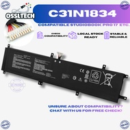 C31N1834 Replacement Laptop Battery For Asus ProArt StudioBook Pro 17 W700G W700G3T W700G1T W700G2T 