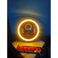 Headlamp head lamp Daymaker 7 in suzuki jimny katana ring model