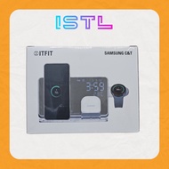 Samsung C&T ITFIT 3 in 1 Multfunction Wireless Charger Special Edition White ITFITPW06SP