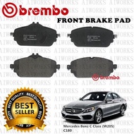 BREMBO Mercedes Benz C180 C200 W205 Front Rear Disc Brake Pad