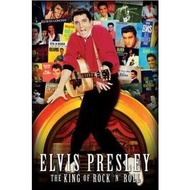 ELVIS PRESLEY - ALBUM COLLAGE THE KING MUSIC SILK POSTER Decorative painting  24x36inch