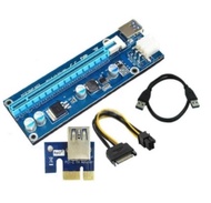 READY STOCK!!! USB PCI-E RISER 1X To 16X For GPU Mining BTC Miner