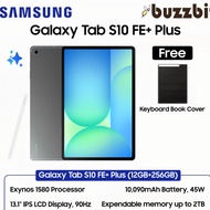 Samsung Galaxy Tab S10 FE+ Plus WiFi (X620) With Keyboard Book Cover | 13.1 Inch | Android Tablet