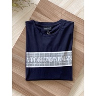Emporio Armani EA7 Male Short T Letter LOGO/United States Daigou//