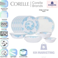 Corelle 20pcs Set Gold Premium Series [Hydrangea- HYR]