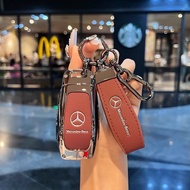 Mercedes-Benz Car Key Cover e300L/E260L/GLA200L Shell GLC/GLE350/GLB220L Buckle Men S-Class