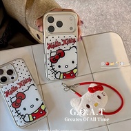 G.O.A.T Electroplating Spot Kitty casing Compatible for iPhone 17 pro max iPhone 17 16 15 14 pro max