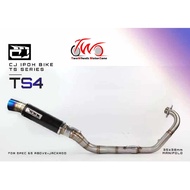 Y15ZR EXHAUST RACING OPEN FULL SYSTEM CJ IPOH TITANIUM TS4/TS5/TS6