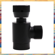 (ZWNA) CO2 Cylinder Adapter Black CO2 Cylinder Adapter Self-Made Beer Regulator TR21.4 to W21.8 CO2