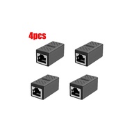 【Sun Cart】 1-6Pcs RJ45 connector Network extender Ethernet Kabel RJ45 extender adapter Gigabit inter