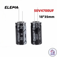 CU 1/2/5Pcs 50V 4700uf capacitor 18*35mm 4700uf 50V Aluminum Electrolytic Capacitor