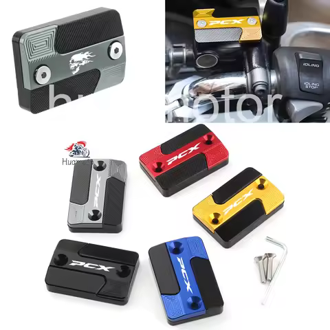Front Brake Fluid Cylinder Reservoir Cover Cap For Honda PCX 125 DX 150 160 Motorcycle Oil Tank Cap 