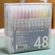 日本製 吳竹  48色水彩毛筆  Zig Kuretake Clean Color Real Brush