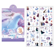 ﹊▬ sticker 4pcs Tattoo stickers Disney Princess Sofia Unicorn Frozen Action Figure Cars Cartoon Stic