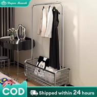 Ampaian Baju Clothes Rack Tempat Gantung Baju Basket Penyidai Baju Hanging Rack Besi Gantung Baju 衣架