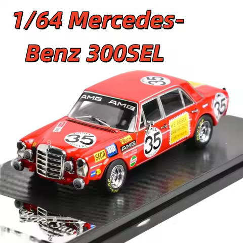 Liberty 1/64 Mercedes Benz 300SEL 6.3 V8 W109 AMG Alloy Benz 300SEL W109 AMG Car Model Toys for Boys