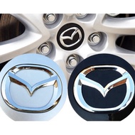 1 pc Mazda MAD57 wheel rim Logo, outer diameter 57mm, ABS plastic