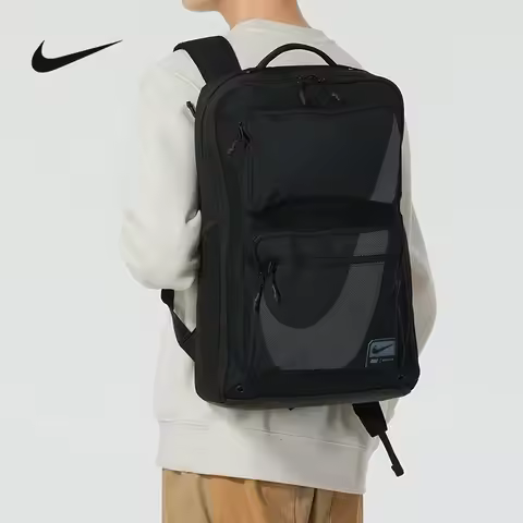 Nike Nike Backpack Men's Bag Women's Bag New Big Hook Sports Bag School Bag Computer Bag HF0635-010