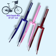 ( FORK 20 MINI ) Fork Sepeda Mini 20 Inch Garpu Depan Porok 20inch City Bike Keranjang