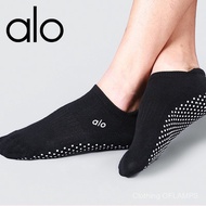 [alo][Authentic]alo Yoga Socks Pilates Indoor Fitness Anti-Slip Thick Towel Bottom Room Socks Women'