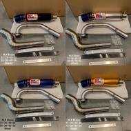 NLK Exhaust Pipe Y15ZR Tembak Bulan 32-35-45-55 Big Cork