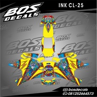 Sticker Decal Helm INK CL25 Part 1| Decal sticker | Decal helm CL 25